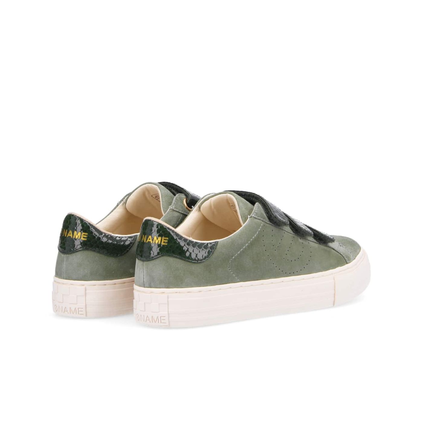 ARCADE STRAPS PERFOS  -  GOAT SUEDE/ECAILLE  - VERDE OLIVA